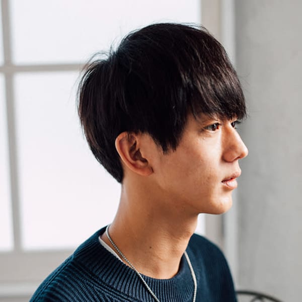 前髪がうねってまとまらない方おすすめ[メンズカットコース]+ポイント縮毛矯正11480円|hair design filo