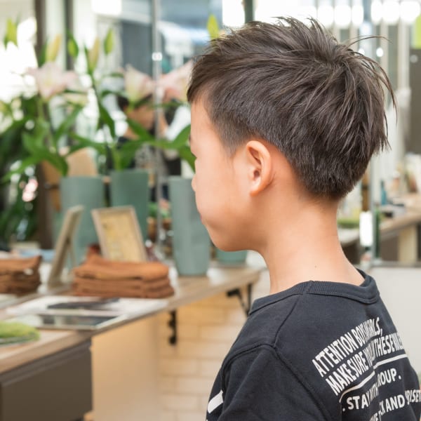 お子様同伴もキッズカット もお任せください♪|HAIR GENTIL