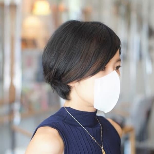 ラピスではお客様への耳掛けゴム無しマスクで美容クオリティーを下げずにご提案させていただきます(^^)|hair make Lapis