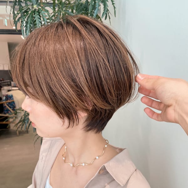 東京都内限定“ショートカットがうまい店”5選に選ばれた骨格補正デザインカット☆360度キレイに魅せま|THREE by KEEP 尾山台