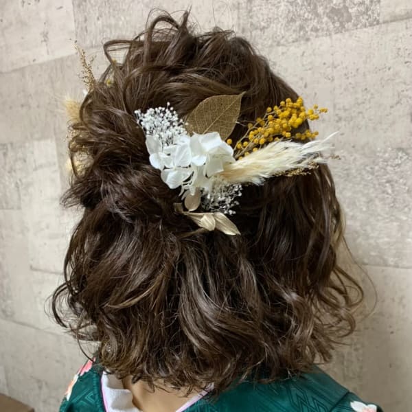 【◇子連れ歓迎◇】【◇クレジットカード可◇】着付けとセットメニューもリーズナブル！！|HAIR SET SALON Achieve 三宮