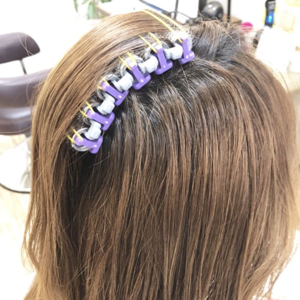 分け目やつむじ周りのボリュームが気になる方には<★韓国式ボリュームアップパーマ★>|ARCH