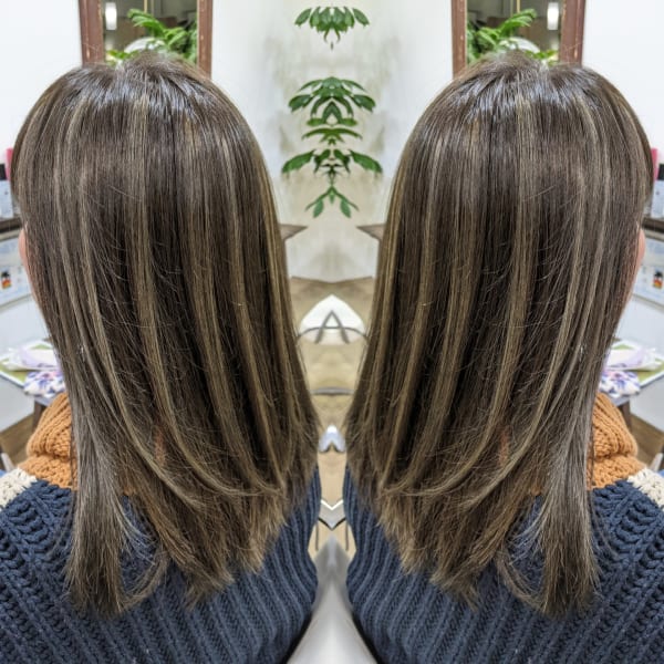 オススメメニュー【カラー＋全体ハイライト】|ALMA