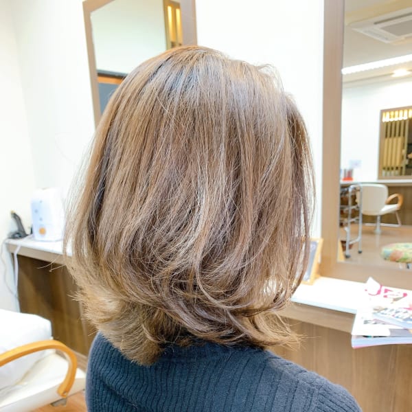 《お手入れ楽々♪♪》ミディアムやショートヘアにアクセント◎【デジタルパーマ】でヘアチェンジ☆彡|PARTI vient