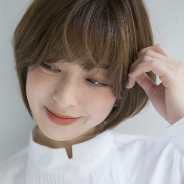 ケアカラー+カット+最高級EXハホニコトリートメント☆オススメ|miel hair新宿 ケアブリーチ 髪質改善 スパ