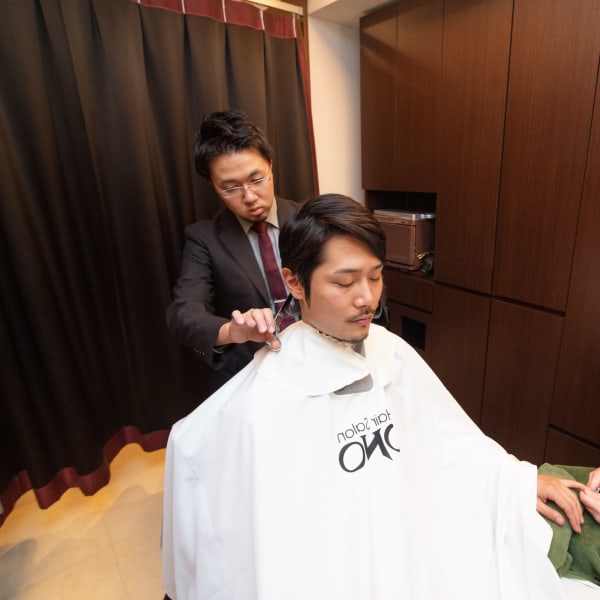 カットやシェービング、エステなどと同時にできるから時間短縮にも。忙しいあなたに効率的な活用を。|Nail Salon G produce byヘアサロン大野