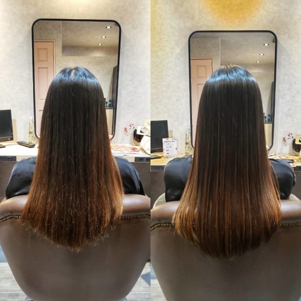 《髪質改善》トリートメントケア★うるおいとたっぷりの栄養でケア効果が長持ちのトリートメント。|縮毛矯正と髪質改善の美容院 SMuK