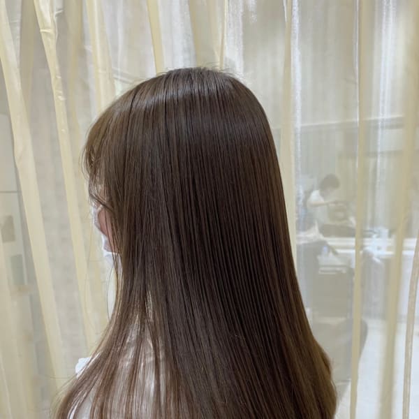 カラーをしているのにツヤツヤ|日置美容室本店