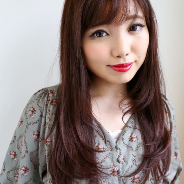 『低温湿熱ストレート+カット￥16,200』特許出願中★新感覚!!トリートメント効果もあるストレート|ISOLA-blu 黒川店