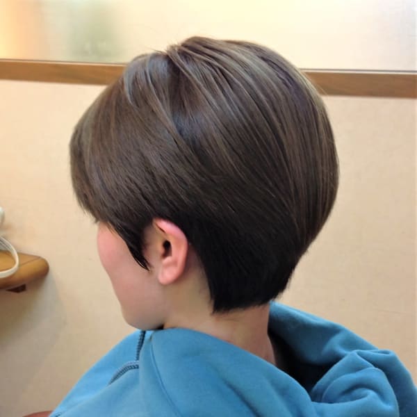 《クレジットカード可》【弱酸性ストレートパーマ+弱酸性トリートメント】お手入れ簡単のパーマスタイル◎|ふじもとヘアーサロン