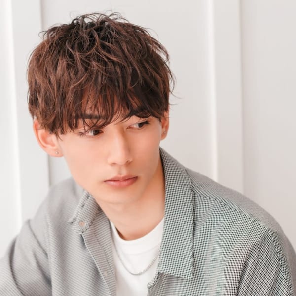 メンズ歓迎!【頭皮もリフレッシュ♪】メンズカット+炭酸スパ+眉カット ¥4,400|file by little