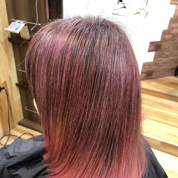 縮毛矯正なのに、自然な仕上がり！|hair design calm