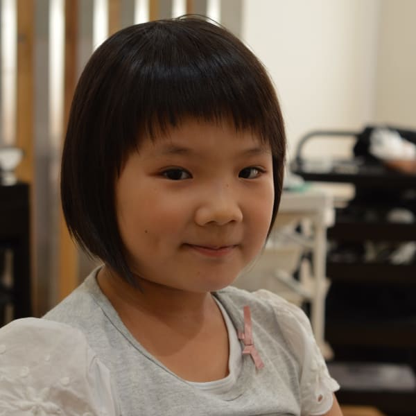 ヘアドネーションで、バッサリカット|hair design calm