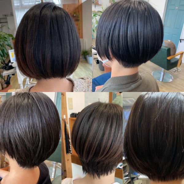 髪質改善コース<ショート、ボブスタイル>|【ヘッドスパサロン】hair atelier nine