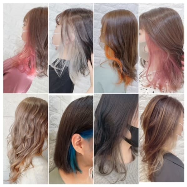 《当店大人気インナーカラー》可愛くお洒落にイメチェン！|NYNY 新田辺店