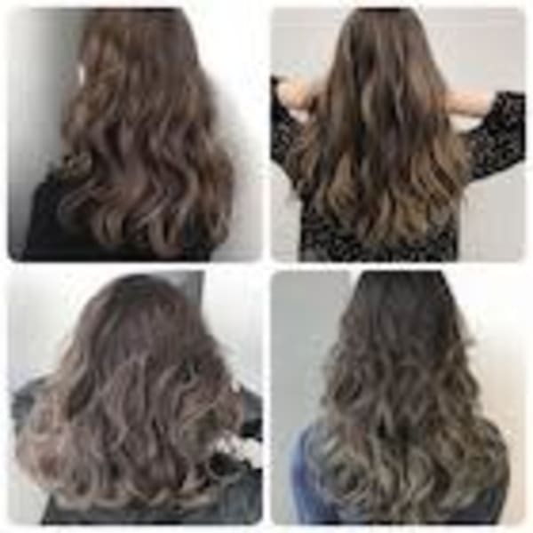 バレイヤージュカラー(白髪混じりの大人の方でも大人の方でも可能)|fleur