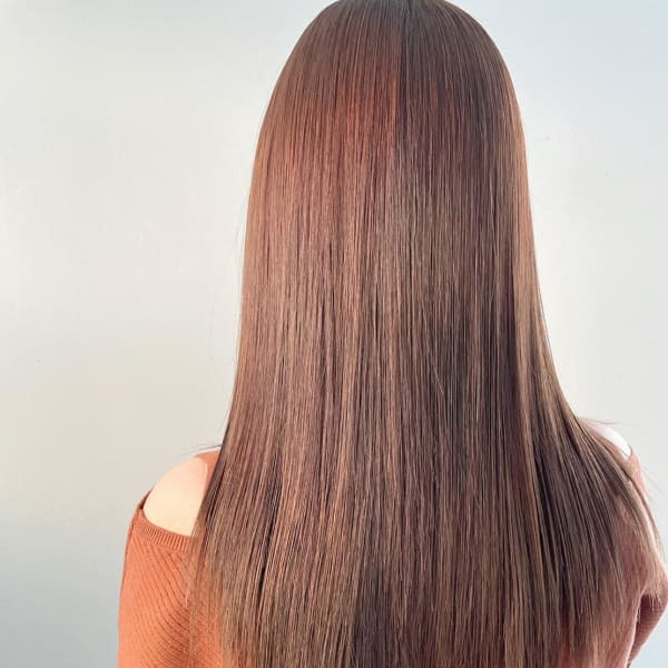 《うる×ツヤ》「オイル縮毛矯正」毛先がきちんとまとまるナチュラルストレートに髪質改善!|Hair Design Angelo