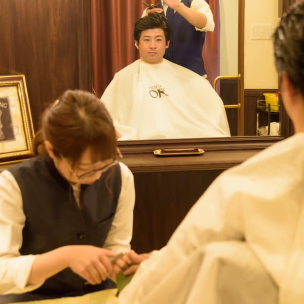 忙しいお客様、時間がないお客様でも嬉しい同時施術で時短×ハイクオリティーグルーミング|ヘアサロン大野 Barbier店
