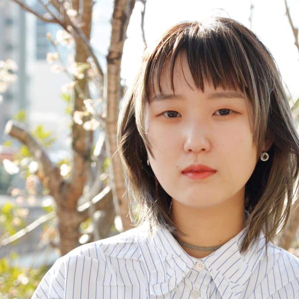 透明感たっぷり、似合わせを意識したデザインカラーで、艶々に！|biace hair salon