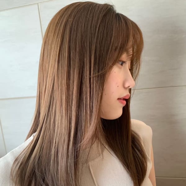 【髪質改善トリートメント縮毛矯正】自然に髪質改善しながらダメージレスでナチュラルなストレートヘアに☆|THREE by KEEP 尾山台