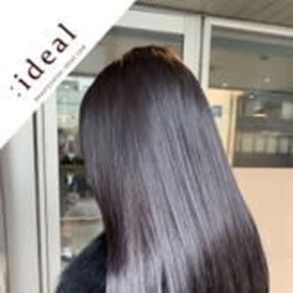 《指通りなめらか◎》「TOKIOトリートメント」潤い◎質感◎ツヤツヤヘアへと導きます♪|:ideal心斎橋店 ~髪質改善・白髪染め・ヘッドスパ~