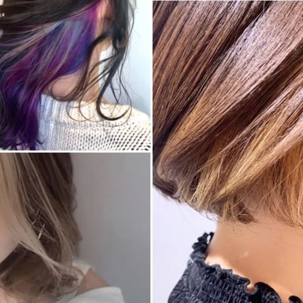 インナーカラーやグラデーション等デザインカラーが得意なサロン|M.SLASH エムスラッシュ センター南