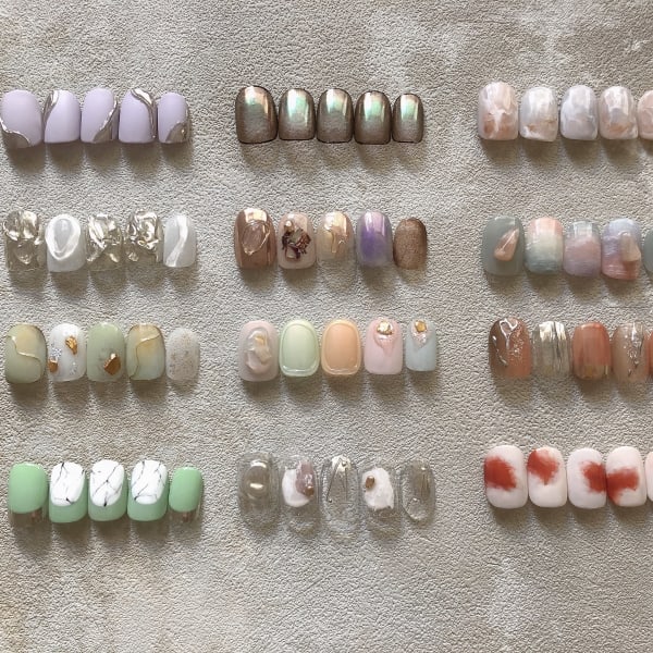 リタッチカラーや、カラーリングできるよ、カラーリング&ネイルを一緒に。|coup-de-vent 原宿