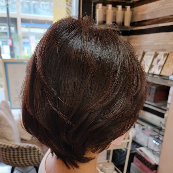 髪質改善シルクカラーとカット /魔法のバブルシャワー(頭皮改善)/急速改善トリートメント|INSENSE