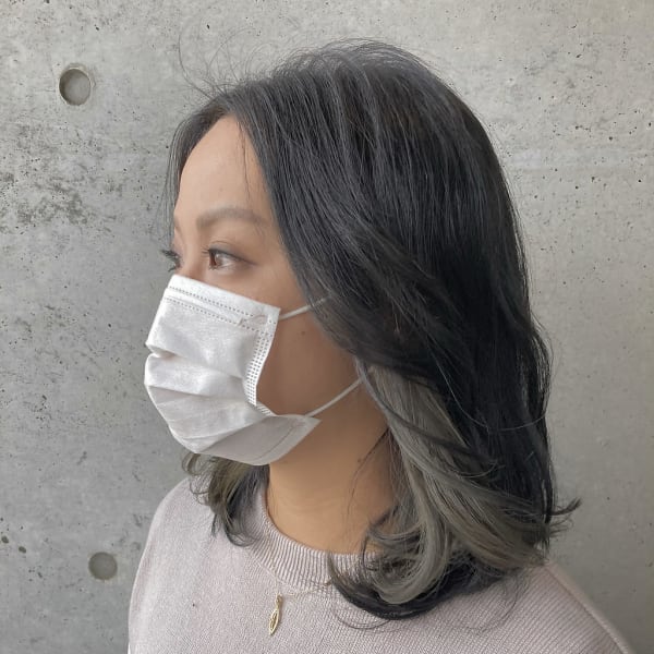 トレンドスタイルもお手頃価格で◎カット+インナーカラー+3STEPトリートメント￥9500|OAKgarden中目黒 hair&nail