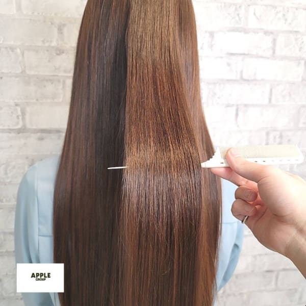 お悩み解消メニュー！【うるツヤになれる厳選トリートメント】が自慢のサロン|APPLE 真菅店