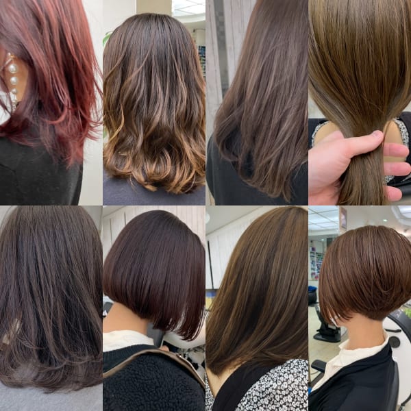 《ハイクオリティ白髪染め＆白髪ぼかし》白髪デザインカラー★★あなたに似合うカラーをご提案します♪|ELLYLONDON 住吉店