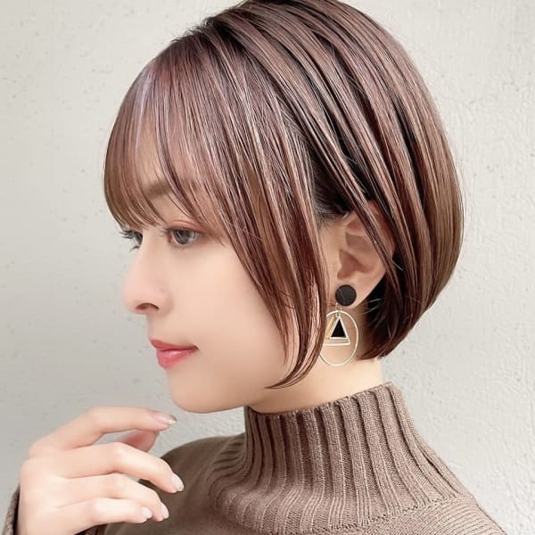 【小顔ショートも◎】いつでもオシャレに！ワンランク上の褒められスタイルを実現します♪|Lond 銀座店