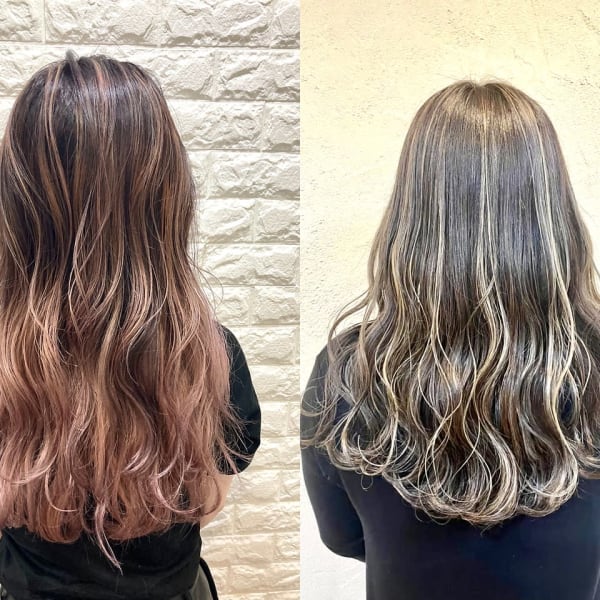 全体カラー￥3900☆3Dハイライトカラーorインナーカラー￥7900☆イルミナカラー￥5900|FIX-hair なんば