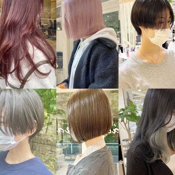 【イルミナカラー+カット】ダメージレスなカラーが楽しめる♪♪ワンランク上のヘアスタイルに♪|soin de brace 高の原店