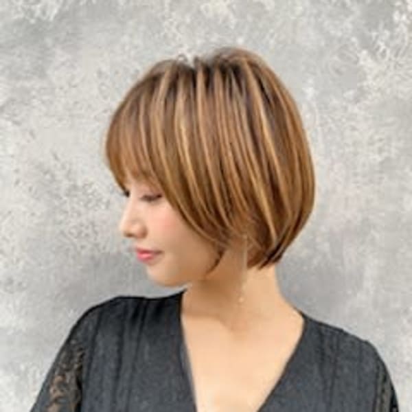 《外国人風》イルミナカラー◆充実したデザインカラーから”似合わせ技術”であなた色に♪♪|NeiRo 錦糸町 ショートカット 髪質改善