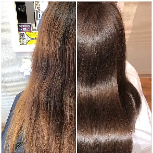 今までに経験したことの無い手触りと艶感をあなたに◇傷ませずに縮毛矯正したい方専門☆|PORTE H