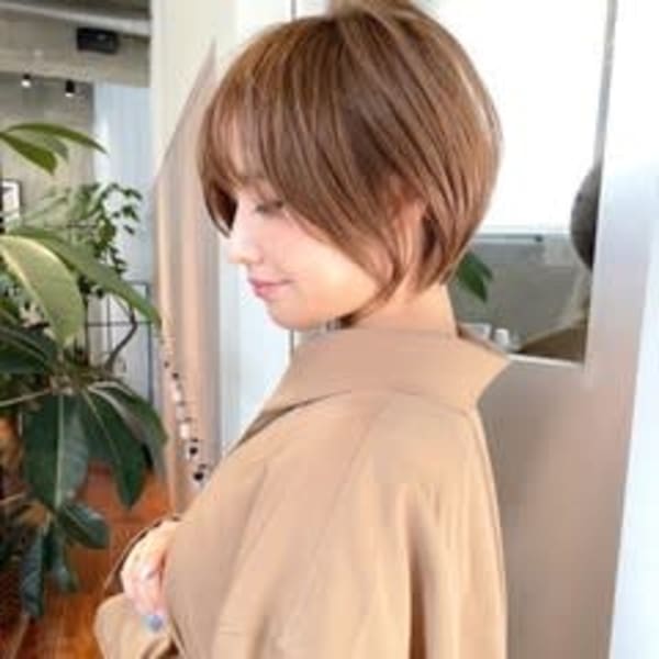 《透明感◎》ハイライトカラー☆豊富なデザインカラーの中から”似合わせ技術”であなた色に♪♪|JIL BLAN 国分寺店 ショートカット・ハイライト