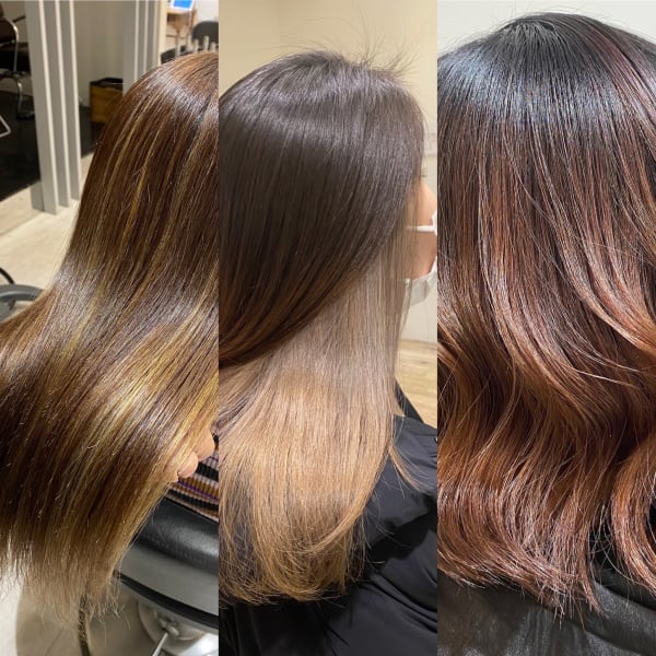 透明感の出るカラーが得意♪ハイライトやバレイヤージュなどのブリーチカラーでもっとオシャレに♪|HAIR & MAKE EARTH 藤沢店