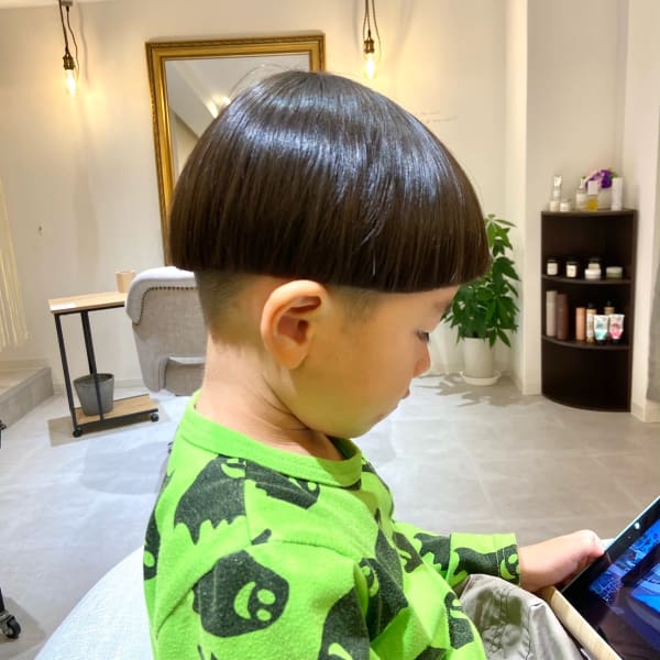 小さなお子様のカットもお任せください☆|Colza