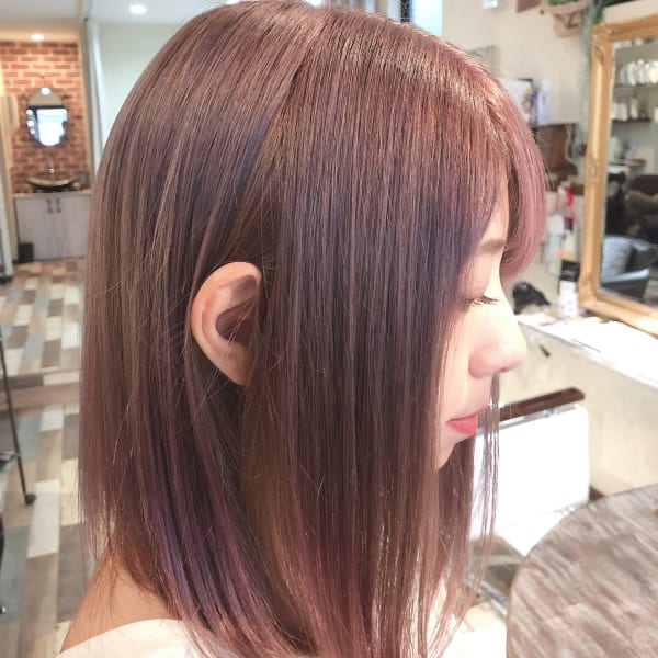 🌈ミルボン/アディクシーカラーで豊富なデザインカラーの中から🌸似合わせ技術🌸であなた色に♪♪|Hair×Cafe Lieto