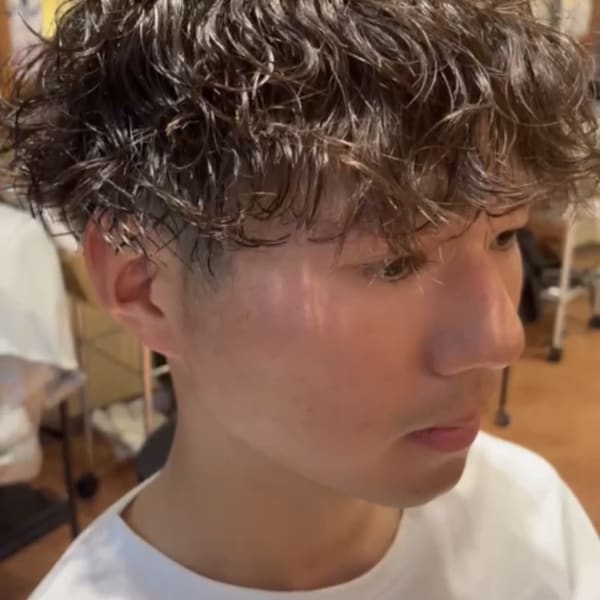 波巻きMIXパーマ|ブルーモスクTOKYO