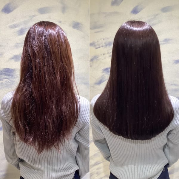 髪と地肌に同時アプローチ!e‘mZ Curatifオリジナル髪質改善エイジングエステ♪|e'mZ Curatif