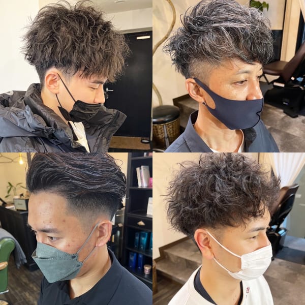《大人世代の男性多数ご来店◎》刈り上げやパーマスタイルなどカッコイイ似合わせスタイルをご提供します！|PRISHE.