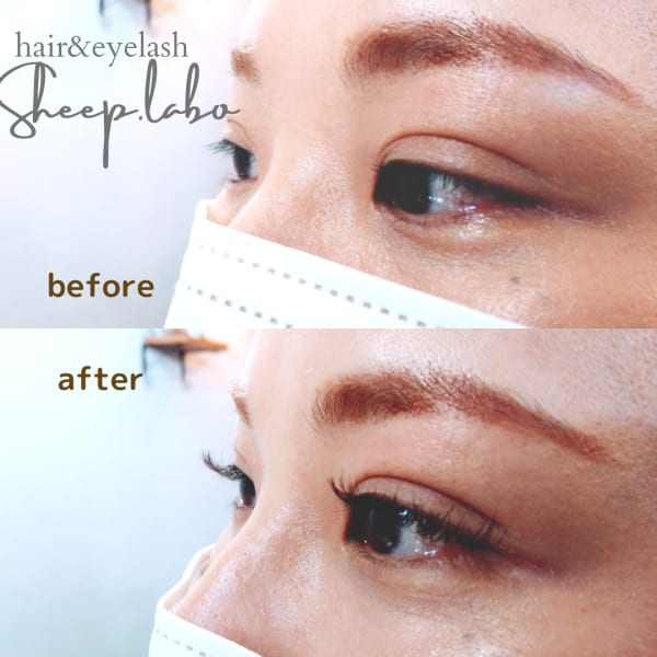 パッチリ目元が叶う♪【フラットマットラッシュ】バラつきの少ない美しい毛流れを作ります◎|Hair&eyelash sheep.labo