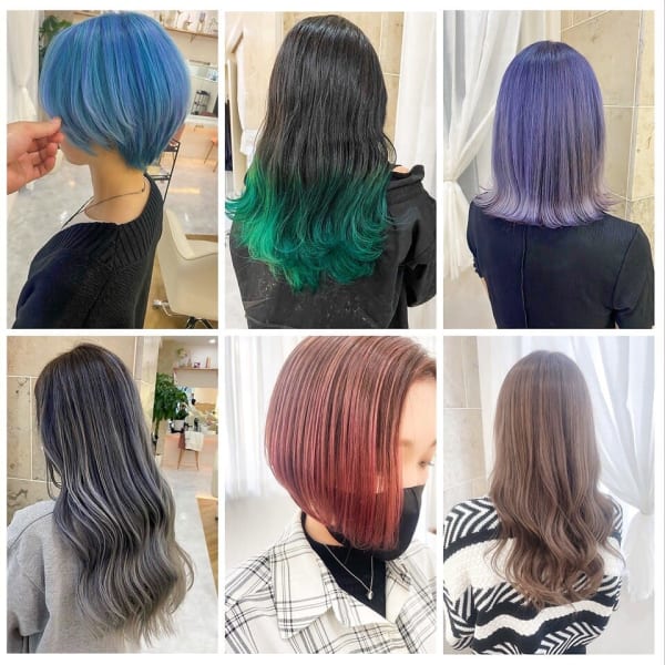 《美しい髪色が持続★》【オーガニック艶カラー】トレンドカラーなど幅広いカラーバリエーションが魅力♪♪|hair salon Rien 上尾店