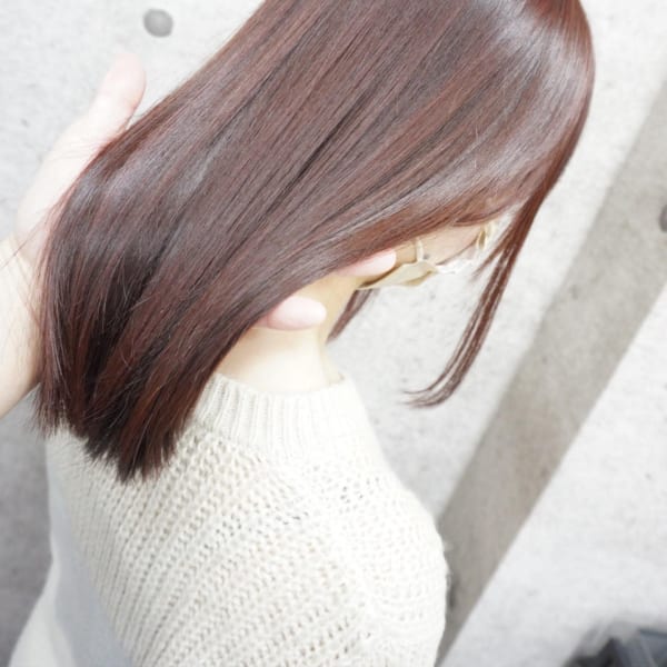 《艶カラー×トリートメントコース》内部補修と質感にこだわって厳選したケア剤を取り揃え☆|hair teria ryu 大塚