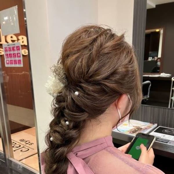 【お客様の大切な日のパートナーに☆】ヘアセット承ります!|clear-style