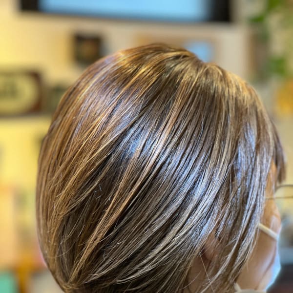 《ダメージレス☆》好評♪♪賢くキレイに◎豊富なデザインカラーの中から”似合わせ技術”であなた色に♪♪|brille