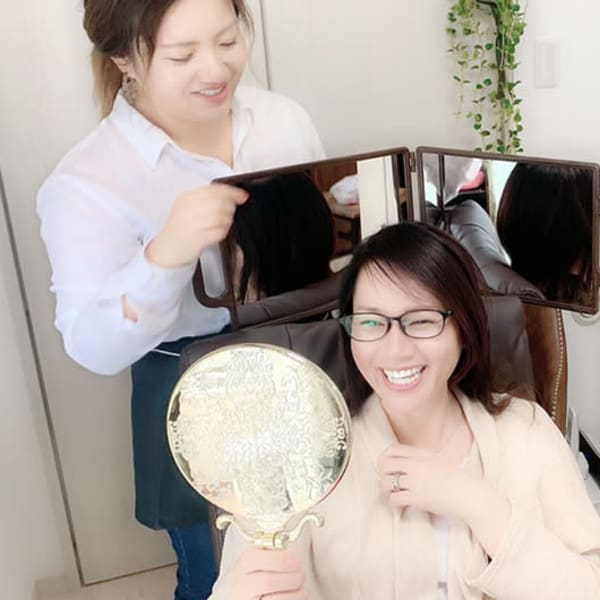 自毛と同じように自然な仕上がり♪【増毛エクステ】カットやカラー、パーマなども出来るヘアフェザー◎|APPU 個室型女性専用増毛エクステ専門店 横浜店