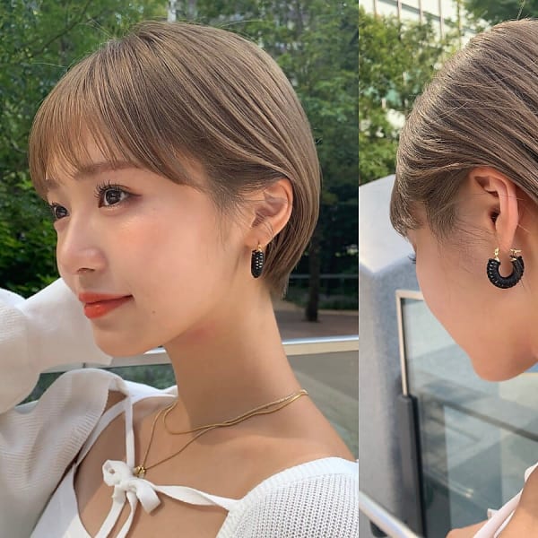 [#大人ショート#小顔]【カット　4400】【髪質改善inヒアルロン酸カラー+カット　7900】|全席個室美容室Zina 銀座 髪質改善&トリートメント